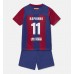 Maillot de foot Barcelona Raphinha Belloli #11 Domicile vêtements enfant 2023-24 Manches Courtes (+ pantalon court)